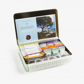 Scatola di latta con creazione artistica da 400g